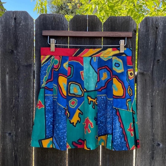 90’s vintage colorful mini tennis skirt - Picture 4 of 6